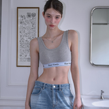 ROSE FRANTZ 2604 Simple Bra Top Grey