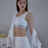 ROSE FRANTZ 2604 Simple Bra Top White