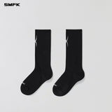 SMFK 2606 运动袜/长绒棉+莱卡野黑色