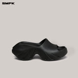 SMFK 2506 幻影未来高跟拖鞋女鞋/石墨黑