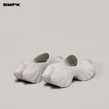 SMFK 2506 幻影未来高跟拖鞋女鞋/雪山白