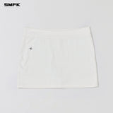 SMFK 2606 专注健身短裙/莱卡尼龙 云白