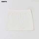 SMFK 2606 专注健身短裙/莱卡尼龙 云白