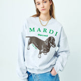 MARDI MERCREDI 2511 SWEATSHIRT DDANJI_HEATHER