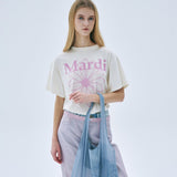 MARDI MERCREDI 2507 TSHIRT FLOWERMARDI_CREAM PINKLAVENDER