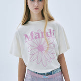 MARDI MERCREDI 2507 TSHIRT FLOWERMARDI_CREAM PINKLAVENDER