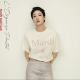 MARDI MERCREDI 2507 TSHIRT FLOWERMARDI_CREAM PINKLAVENDER