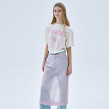 MARDI MERCREDI 2507 TSHIRT FLOWERMARDI_CREAM PINKLAVENDER
