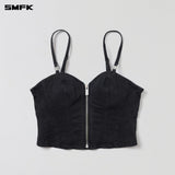 SMFK 2606 野性幻影牛仔吊带 荒野黑