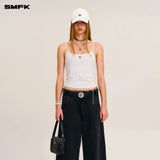 SMFK 2601 风暴复古吊带 雪山白