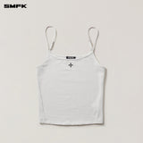 SMFK 2601 风暴复古吊带 雪山白