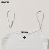 SMFK 2601 风暴复古吊带 雪山白