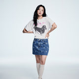 MARDI MERCREDI 2502 TSHIRT DDANJI_IVORY PINK