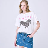 MARDI MERCREDI 2502 TSHIRT DDANJI_IVORY PINK