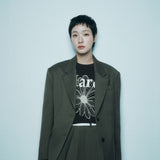 MARDI MERCREDI 2511 TSHIRT LONG SLEEVE FLOWERMARDI_BROWN