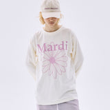 MARDI MERCREDI 2604 TSHIRT LONG SLEEVE FLOWERMARDI_CREAM PINKLAVENDER