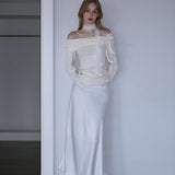 ROSE FRANTZ 2603 Tiffany Off shoulder Long Sleeve