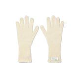 MARDI MERCREDI 2604 WOOL MUFFLER SQUARE LOGO_IVORY