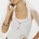 SCULPTOR 2606 Iron Fail Tank Top White