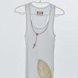 SCULPTOR 2606 Iron Fail Tank Top White