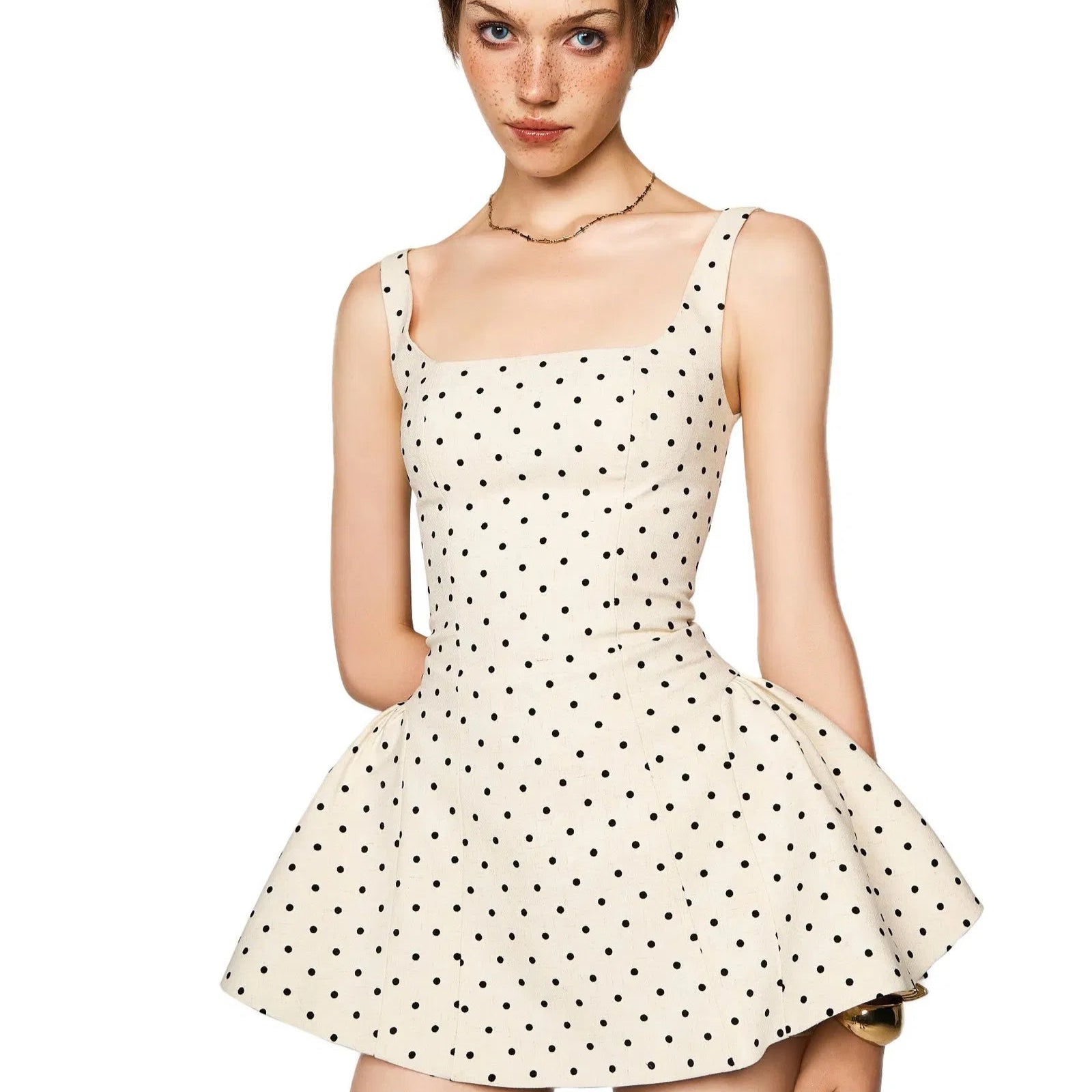 dress with lines Moon River Tide Lines Strapless Ruched Midi Dress | Wild Dove Boutique