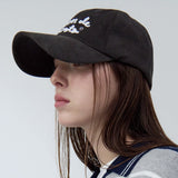 ROLAROLA 2605 MAISON DE ROLA EMBROIDERY CAP CHARCOAL GRAY