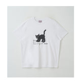 ROLAROLA 2605 ROLA CAT FRIENDS LOOSE FIT T-SHIRT WHITE