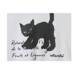 ROLAROLA 2605 ROLA CAT FRIENDS LOOSE FIT T-SHIRT WHITE