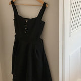 SEOOOCOOKIE  Black Moomu Dresses