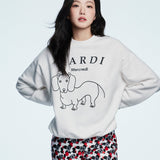MARDI MERCREDI 2505 SWEATSHIRT DDANJI CH.06_WHITE BLACK