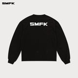 SMFK 2502 时尚印花阔身纯棉卫衣