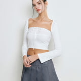 NOT YOUR ROSE SS2312 Daisy bolero set White