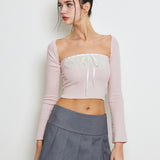 NOT YOUR ROSE SS2312 Daisy bolero set Pink