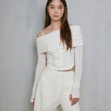 NOT YOUR ROSE SS2312 Katie top Ivory