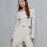 NOT YOUR ROSE SS2312 Katie top Ivory