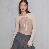 NOT YOUR ROSE SS2312 Reina top Pink