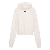 REST & RECREATION SS2404 KNIT HOODIE  IVORY