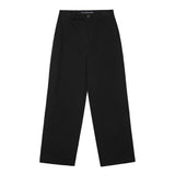 REST & RECREATION 2412 LOGO COTTON PANTS - BLACK程潇同款