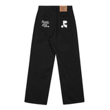 REST & RECREATION 2412 LOGO COTTON PANTS - BLACK程潇同款