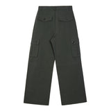 REST & RECREATION 2412  COTTON CARGO PANTS - CHARCOAL