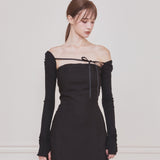 NOT YOUR ROSE 2505 Fay bolero dress (Black)