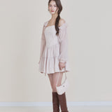 NOT YOUR ROSE 2505 Fairy chiffon bolero (Pink)