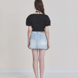 NOT YOUR ROSE 2505 Rosie wrap blouse Black