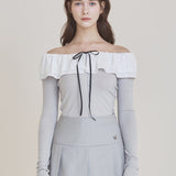 NOT YOUR ROSE 2505 Lina top Grey
