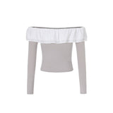 NOT YOUR ROSE 2505 Lina top Grey