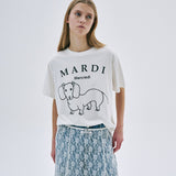MARDI MERCREDI 2507 TSHIRT DDANJI CH.06_IVORY BLACK