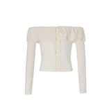 NOT YOUR ROSE 2505 Lina top (Cream)