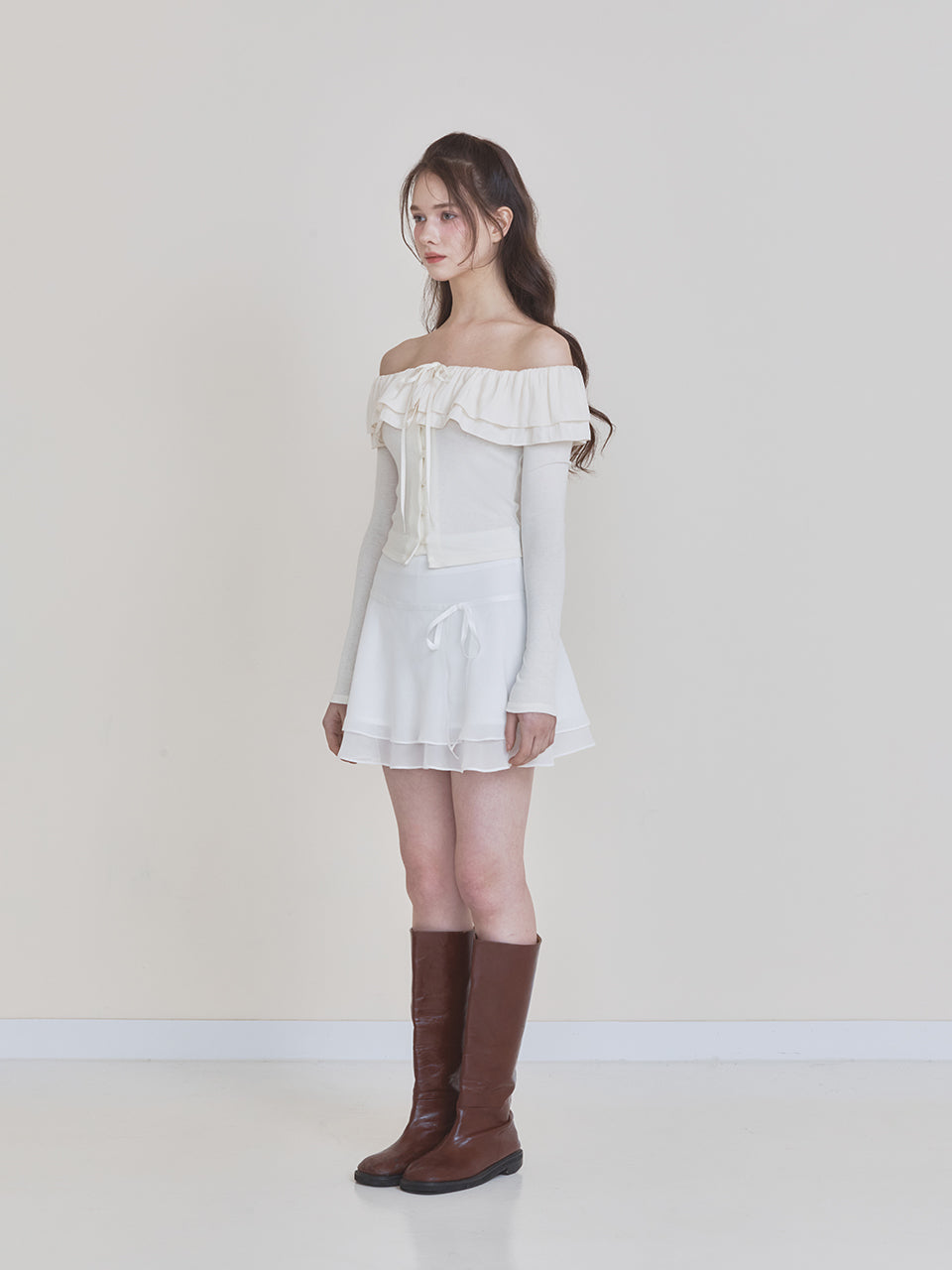 【Not your rose】25ss Lina top NOT YOUR ROSE 2505 Lina top (Cream) – Lines Up