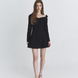 NOT YOUR ROSE 2604 One-shoulder shirts dress