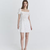 NOT YOUR ROSE 2603 Rosie puff dress